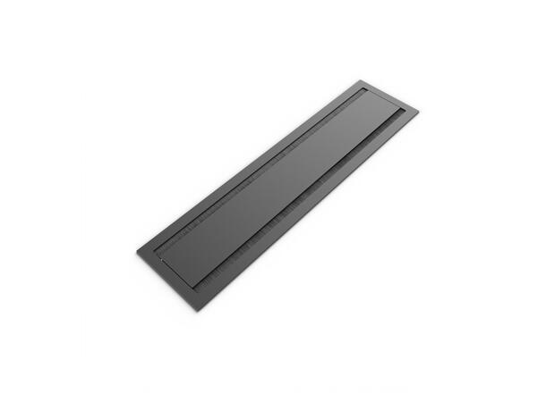 DFY Konferanse Lokk Large Sort Toveis m/ børster 600x150mm 